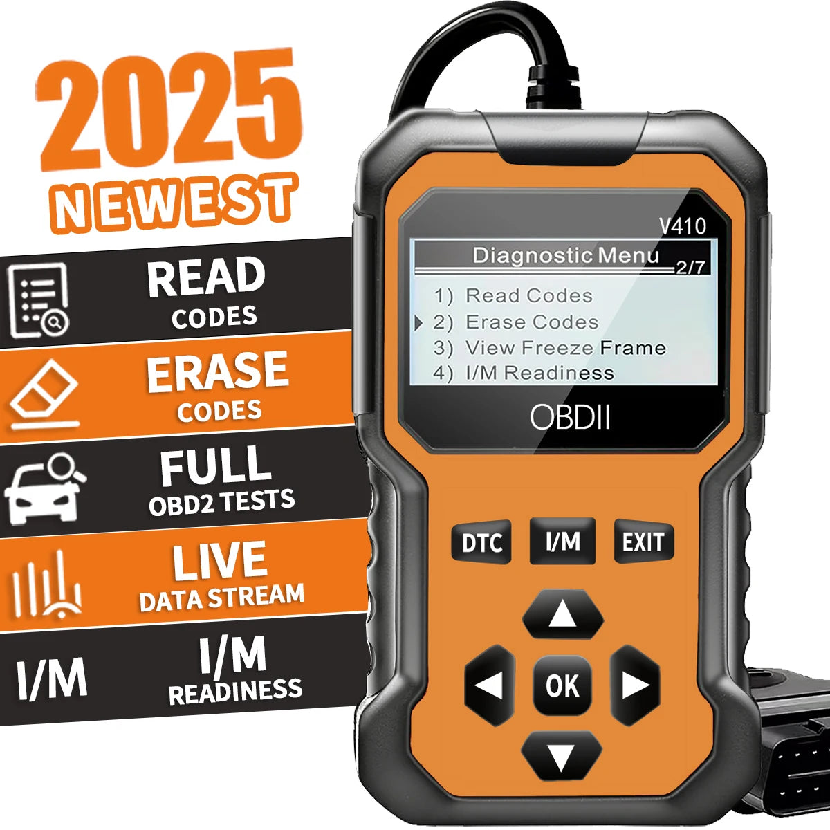 Car Obd2 Scanner Diagnostic Tool Code Reader Engine Fault Code Reader Scanner.