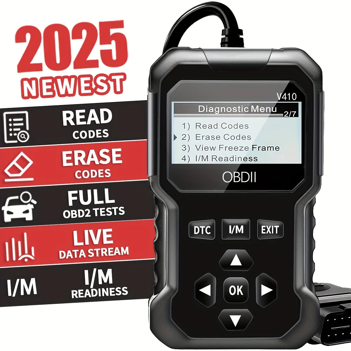 Car Obd2 Scanner Diagnostic Tool Code Reader Engine Fault Code Reader Scanner.